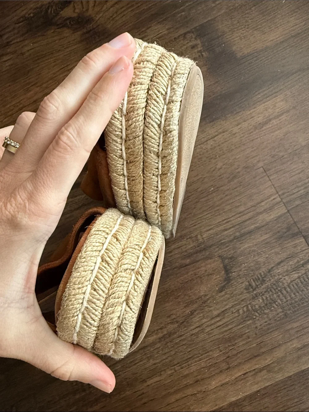 PRADA - Suede Espadrille Sandals